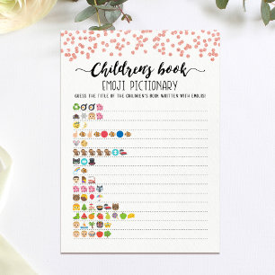 Kinderboek Emoji Pictionary Game Kaart