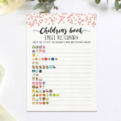 Kinderboek Emoji Pictionary Game Kaart