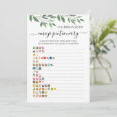 Kinderboek Emoji Pictionary Game Kaart (Staand voorkant)