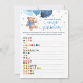 Kinderboek Emoji Pictionary Teddy Bear Kaart (Voorkant)
