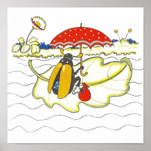  Kinderboek Kinderkamer Art Poster