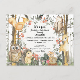 Kinderboeken over bos- en planten in briefkaart