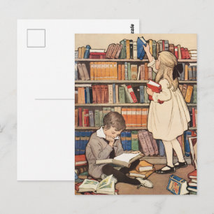 Kinderboekenweek door Jessie Willcox Smith Briefkaart
