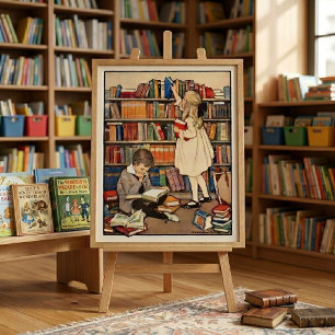 Kinderboekenweek door Jessie Willcox Smith Poster
