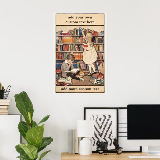 Kinderboekenweek van Jessie Willcox Smith Poster (Thuiskantoor)