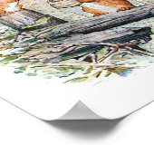 Kinderboekillustratie Poster (Hoek)