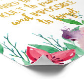 Kindercadeau voor leraren poster (Hoek)