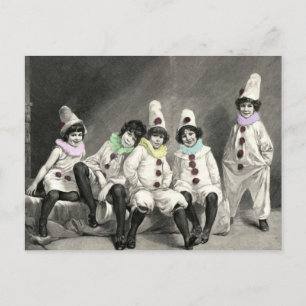 Kindercarneval Kinderen Carnaval Kostuum Briefkaart