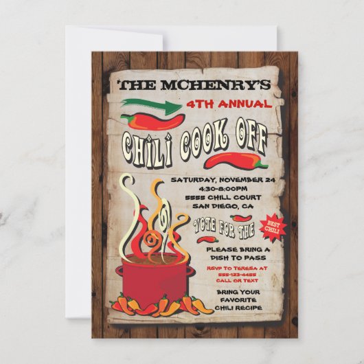 KINDERCOOK UIT Poster VAN DE PARTIJ Kaart (Voorkant)