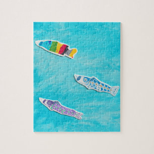 Kinderdag Koinobori Puzzel