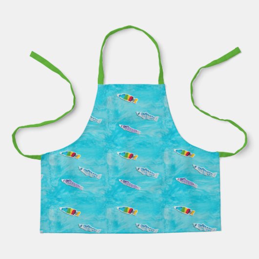 Kinderdag Koinobori schort (Voorkant)