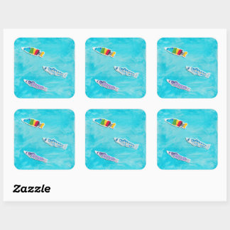 Kinderdag Koinobori stickers