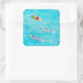 Kinderdag Koinobori stickers (Tas)