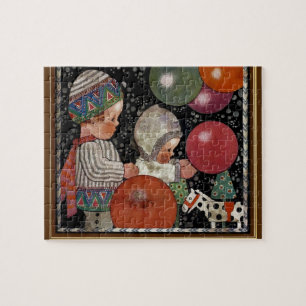 Kinderdagfeest, ballonnen en speelgoed Legpuzzel