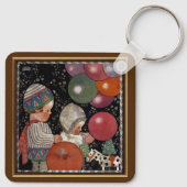  Kinderdagfeest, ballonnen en speelgoed Sleutelhanger (Achterkant)