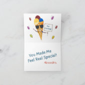 Kinderdagfeest Fun Cute Bedankkaart (Binnen)