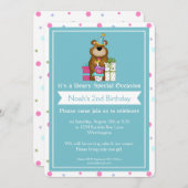 Kinderdagfeest Teddy Bear d1 Kaart (Voorkant / Achterkant)