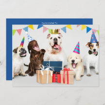 Kinderdagfeest Uitnodiging, Honden, Naam