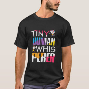Kinderdagverblijf Docent Kleine Mens Fluisteraar T-shirt