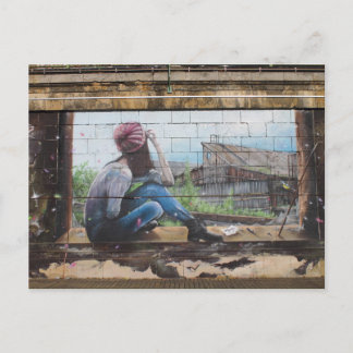 Kinderdagverblijf Graffiti Briefkaart