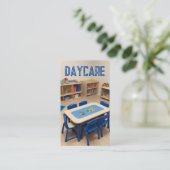 Kinderdagverblijf instellen visitekaartje (Staand voorkant)