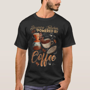 Kinderdagverblijf Leraar Koffie Kinderopvang Vinta T-shirt
