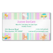 kinderdagverblijf magnetisch visitekaartje (Voorkant)