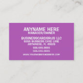 kinderdagverblijf visitekaartje (Achterkant)