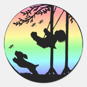 Kinderdagverblijf Zelfklever Ronde Sticker