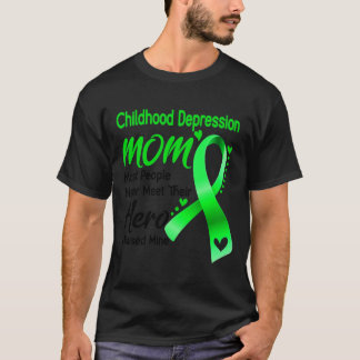 Kinderdepressie De meeste mensen ontmoeten de T-shirt