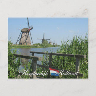 Kinderdijk Windmills Holland Briefkaart