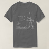 Kinderdijk Windmolens Holland 2 T-shirt (Design voorkant)