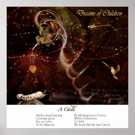 Kinderdromen Poster (Voorkant)