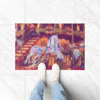 kinderdroom - oud paard carrousel deurmat