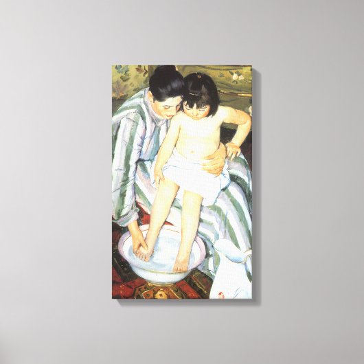 Kindereed van Mary Cassatt  Impressionisme Canvas Afdruk (Voorkant)