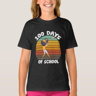 Kinderen 100 dagen school jongens 100ste dag honkb t-shirt