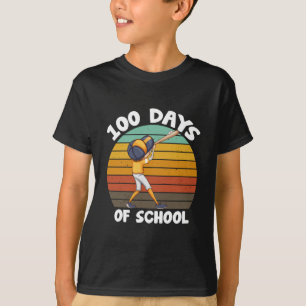 Kinderen 100 dagen school Jongens 100ste dag honkb T-shirt