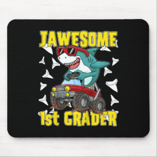 Kinderen 1e leerjaar Monster Truck Dinosaur Megalo Muismat