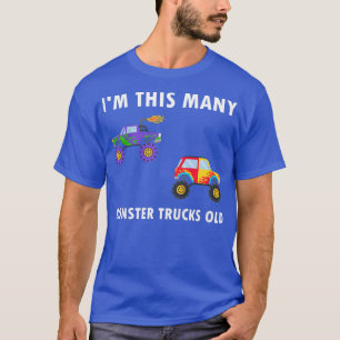 Kinderen 2 jaar oude jongen monstertrucks 2e verja t-shirt