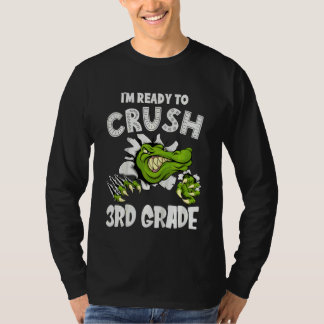 Kinderen 3e leerjaar terug naar school alligator k t-shirt
