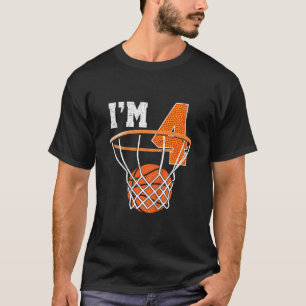 Kinderen 4e verjaardagsshirt jongen Sketll kindere T-shirt