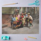 Kinderen - 5e keer charme 1915 tissuepapier (Craft)