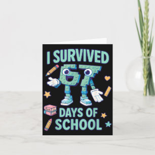 Kinderen 6-7 Meme Ik Heb 67 Dagen School Overleefd Kaart