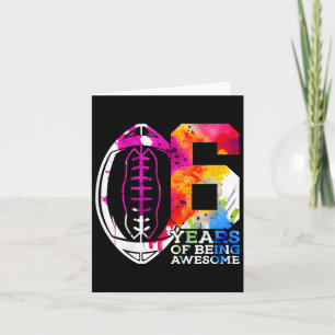 Kinderen 6 jaar lang fantastisch voetbal 6de verja kaart