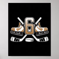 Kinderen 6de verjaardag ijshockey jongen zes jaar