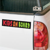 Kinderen aan boord bumpersticker (Op Truck)