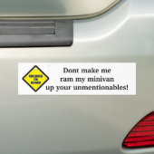 Kinderen aan boord bumpersticker (Op auto)