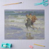 Kinderen aan het strand (door Edward Henry Potthas Tissuepapier (Craft)
