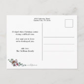 kinderen aan wal met kerstmis briefkaart (Achterkant)