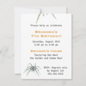 Kinderen - Aanwezigheid - Spinnen Kaart (Achterkant)